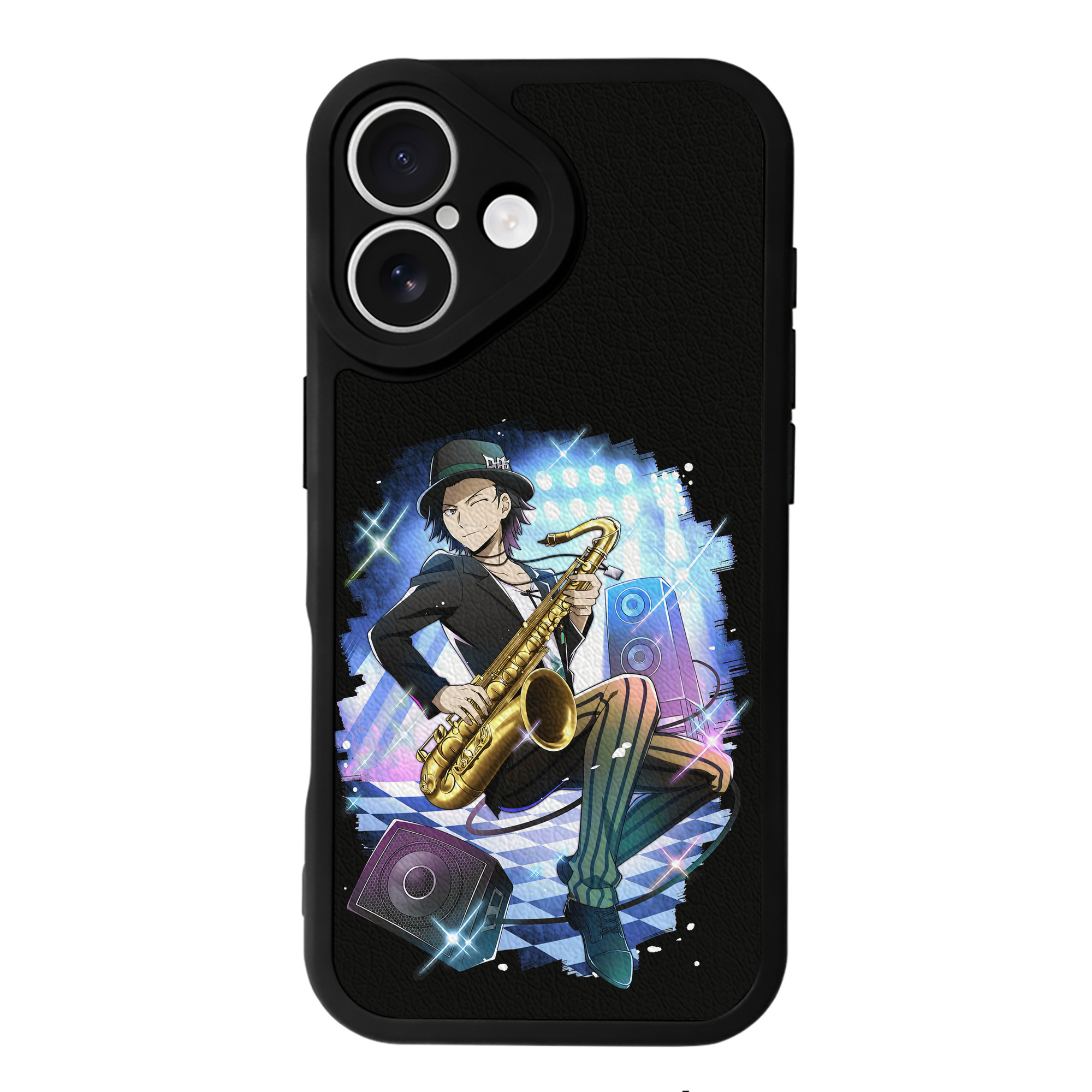 （画像用） 文豪ストレイドッグス Bungo Stray Dogs 【iPhone 16シリーズ対応】シリコンスマホケース（レザー調） 材質：シリコン